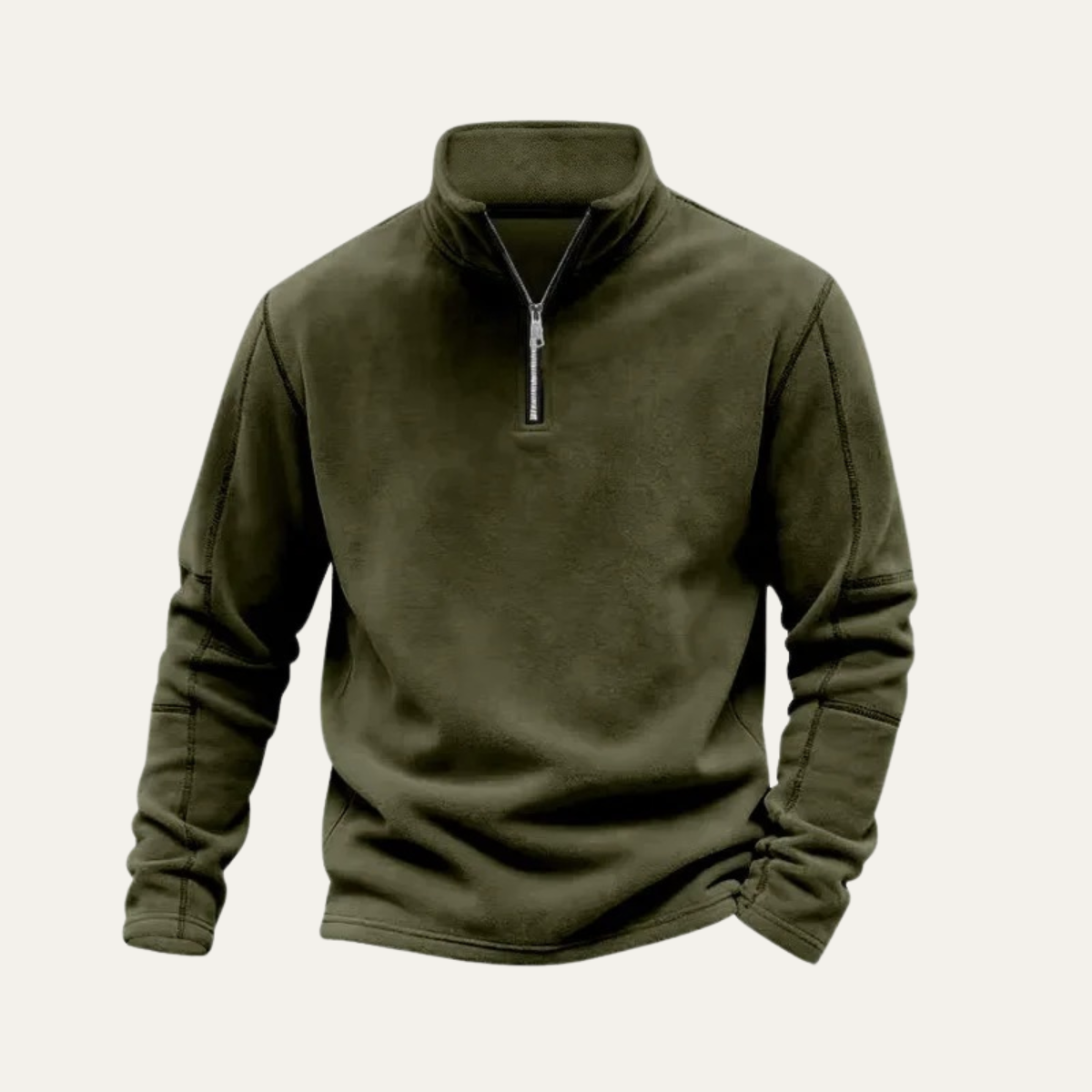 Men's Fleece Quarter Zip Sweater Warm