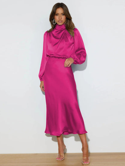 Women's Satin Evening Gown