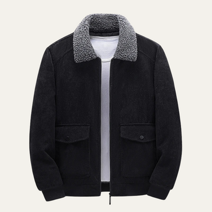 Men's Fleece Lined Wool Jacket