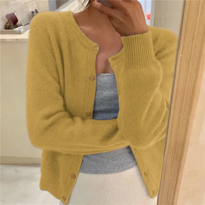 Warm Women's Long Sleeve Winter Cardigan Sweater