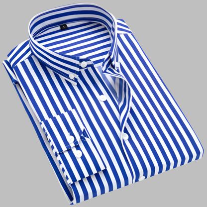 Men's Plaid Cotton Oxford Shirt