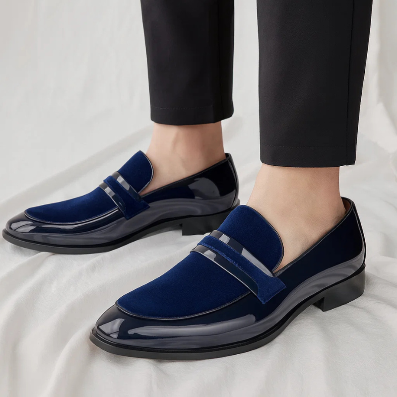 Men's Italian Leather Penny Loafers