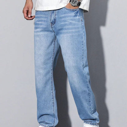Men's Casual Denim Jeans Multi Pockets