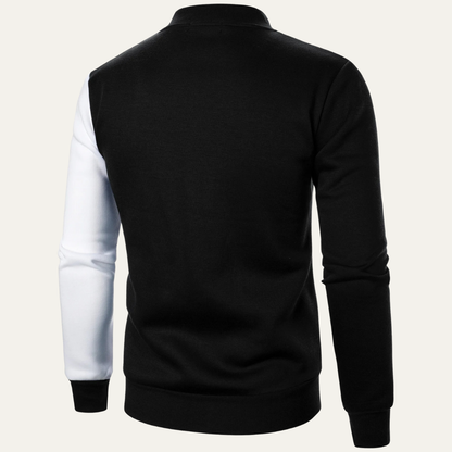 Men's Lightweight Colour Block Zip Up Jacket