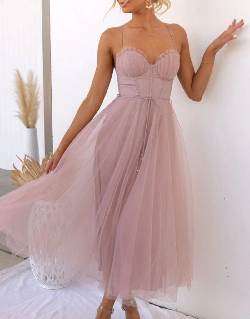 Women's Sleeveless Maxi Dress V-Neck Lightweight