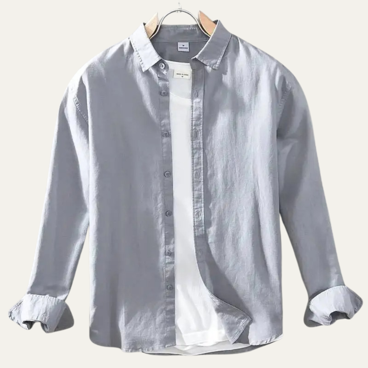 Men's Classic Linen Cotton Shirt