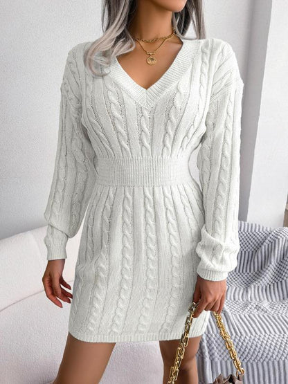 Comfortable V Neck Maxi Dress