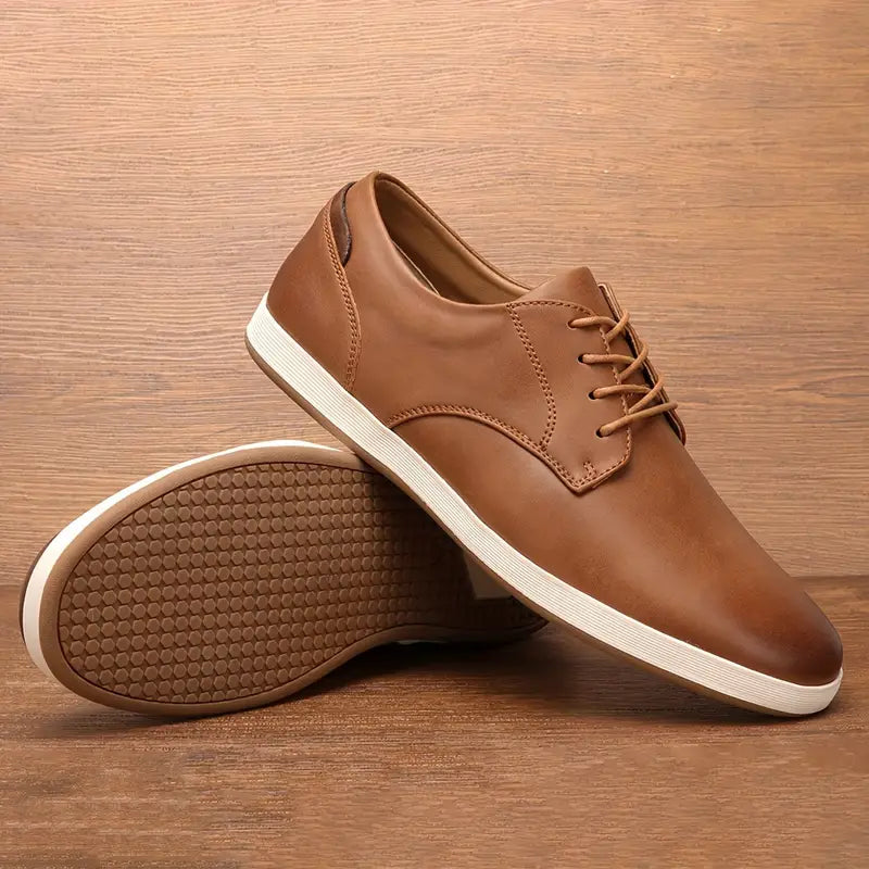 Premium Leather Low Top Shoes