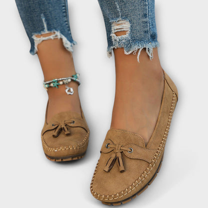 Comfortable Womens Summer Flat Tassel Loafers