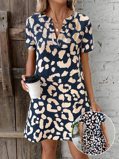 Relaxed Fit Summer Women's Floral Dress - VibreMode