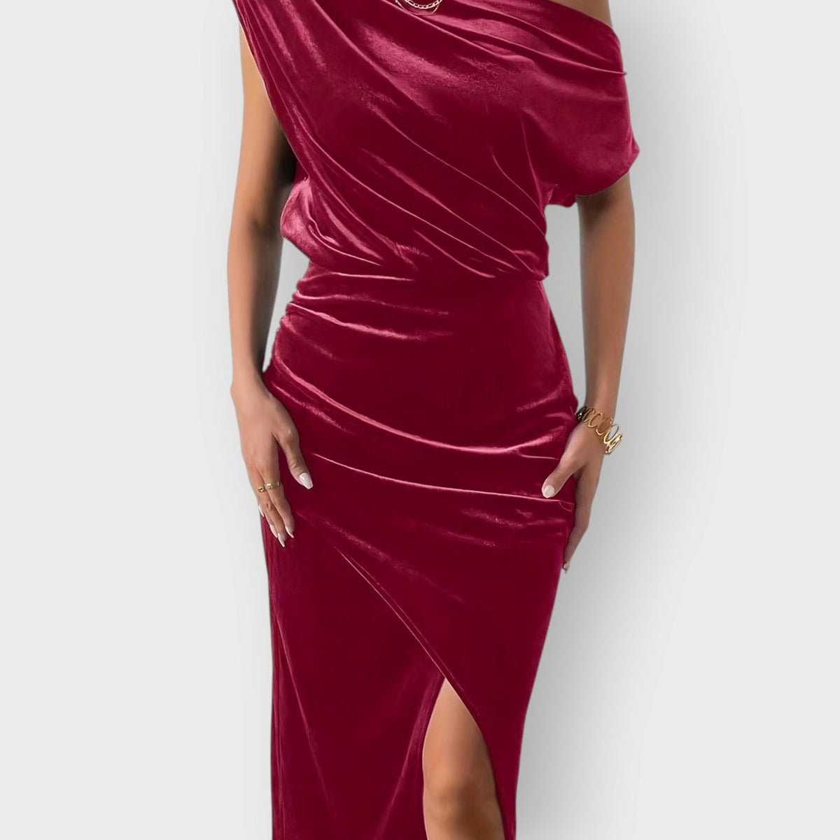 Women's Off Shoulder Midi Dress