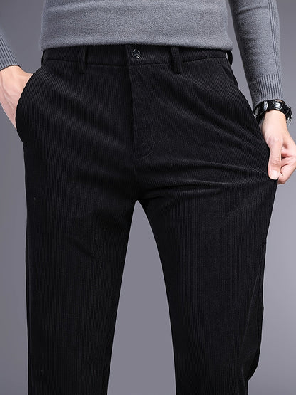 Rugged Textured Cord Pants