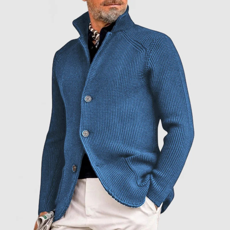 Mens Knitted Hooded Jacket