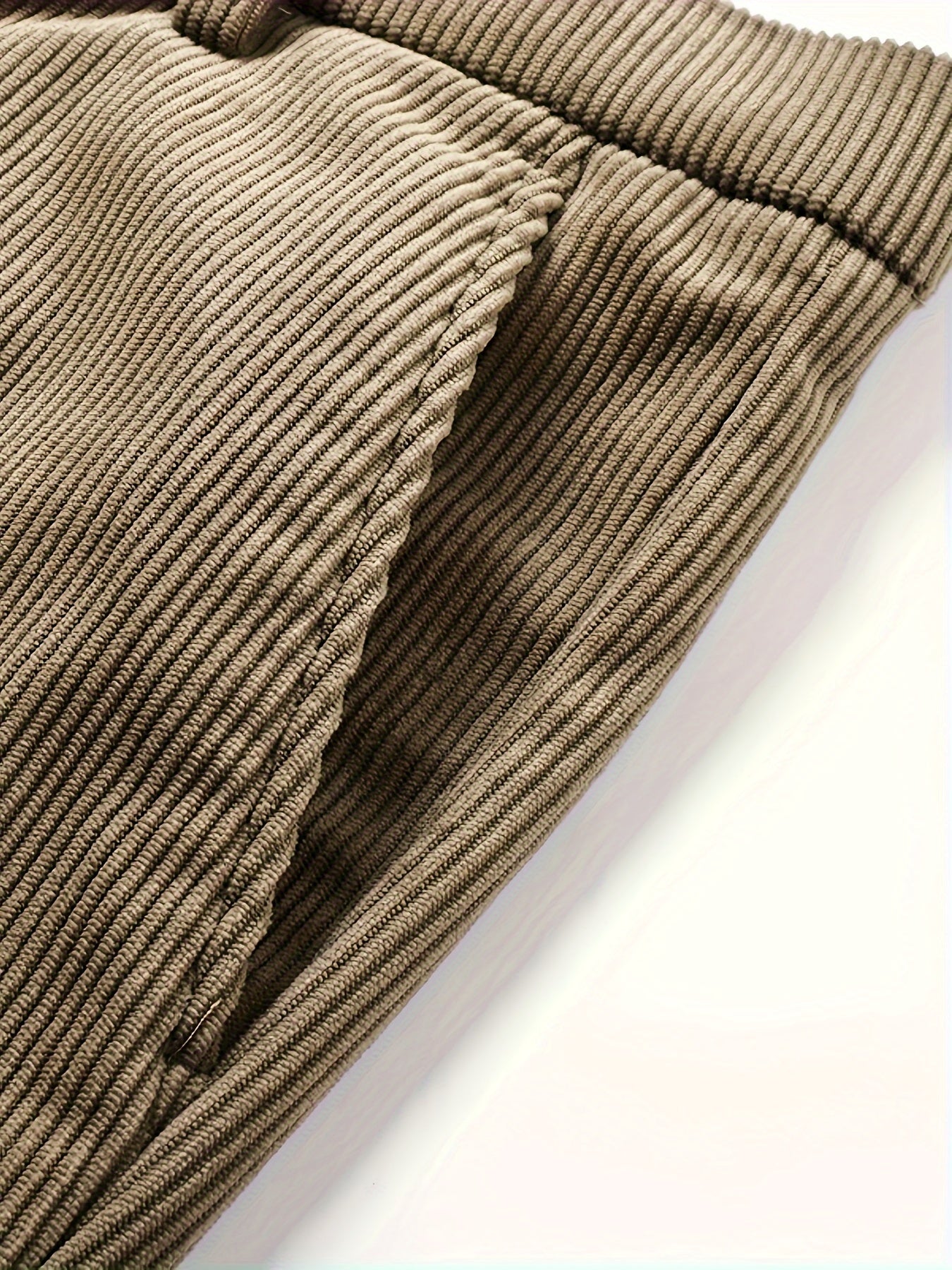 Rugged Textured Cord Pants