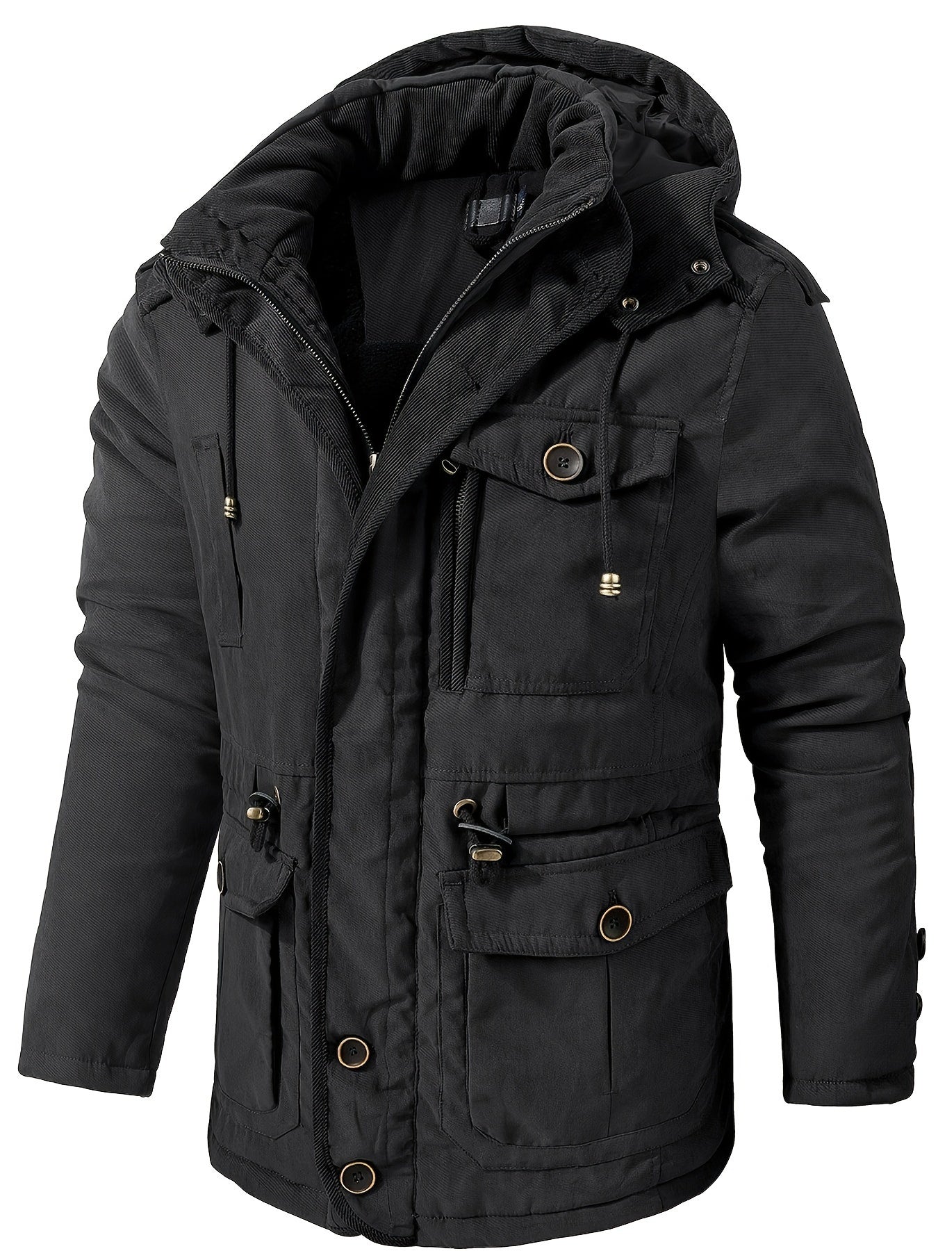 Men's Thick Padded Winter Jacket Outdoor - VibreMode