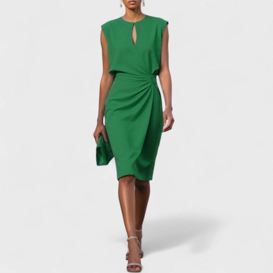 Flirty V-Neck Waist Dress