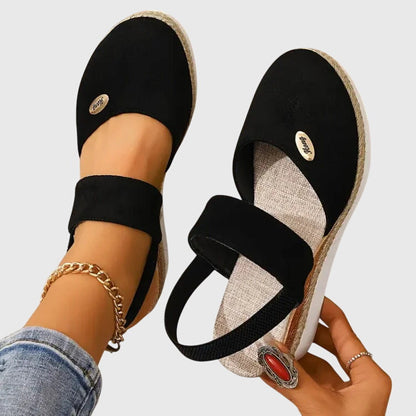 Relaxed Fit Womens Summer Espadrille Sandals