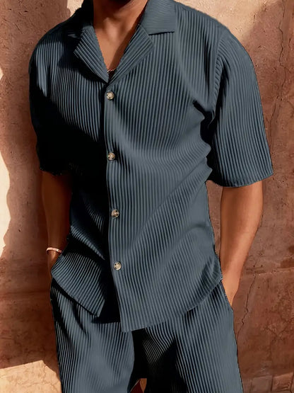 Linen Casual Summer Pants Set