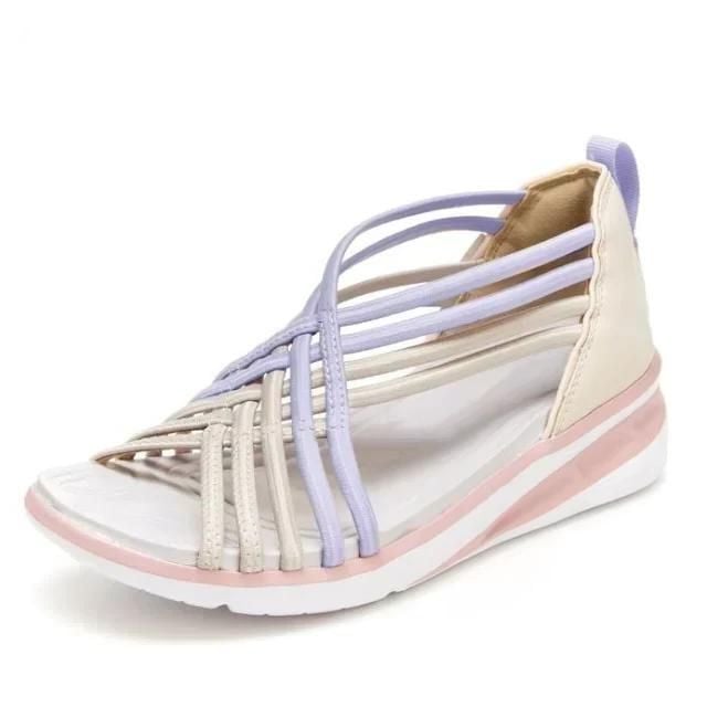 Women's Multi-Strap Sandals Closed Heel