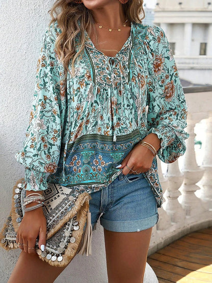 Pretty Floral Women's Blouse