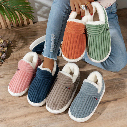Women's Fleece Slippers Non-Slip Sole