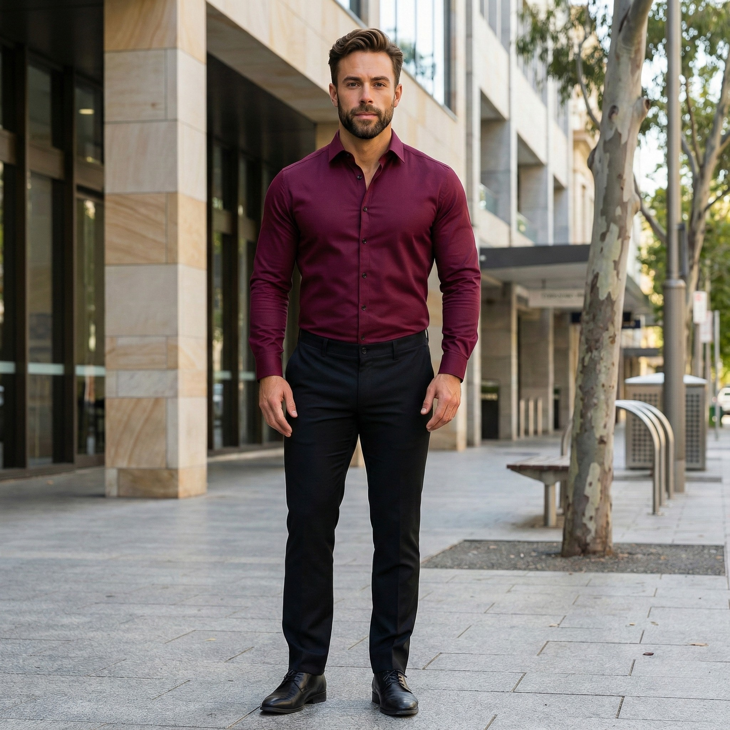 Men's Wrinkle-Resistant Dress Shirt