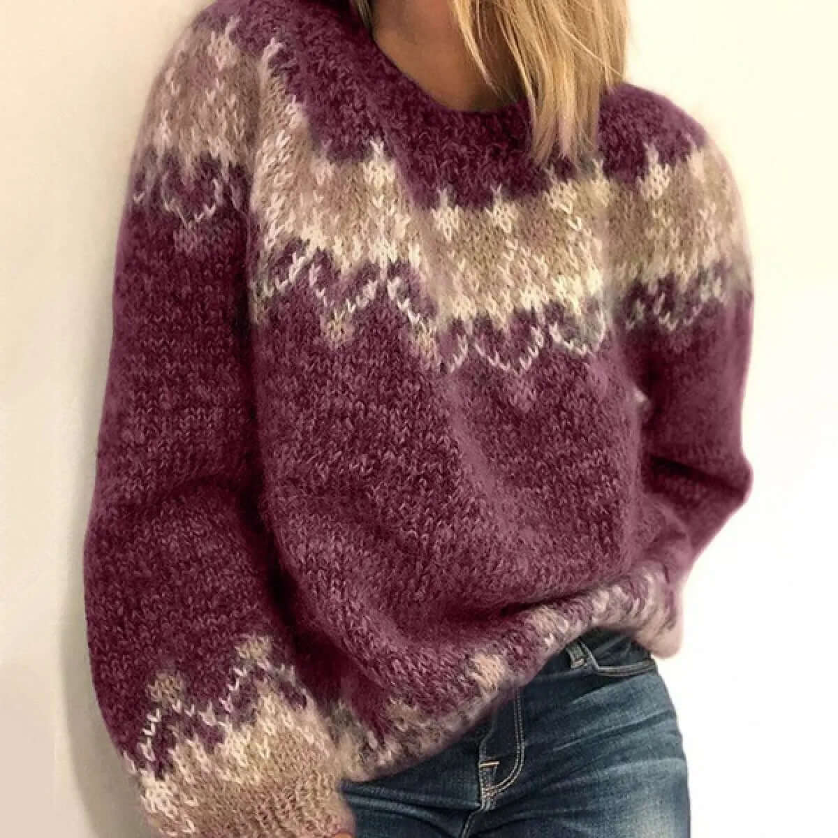 Women's Nordic Style Sweater