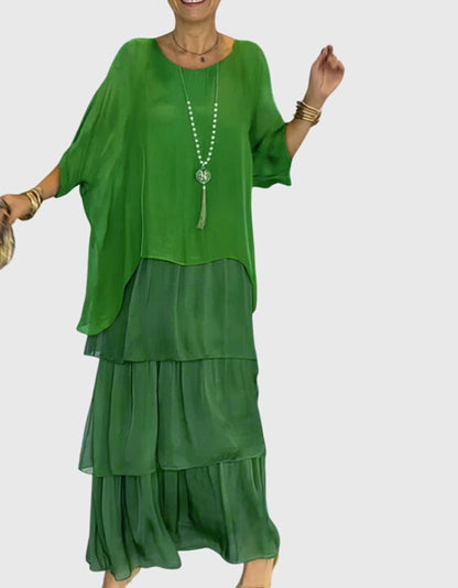 Boho Chic Flowy Maxi Dress for Women