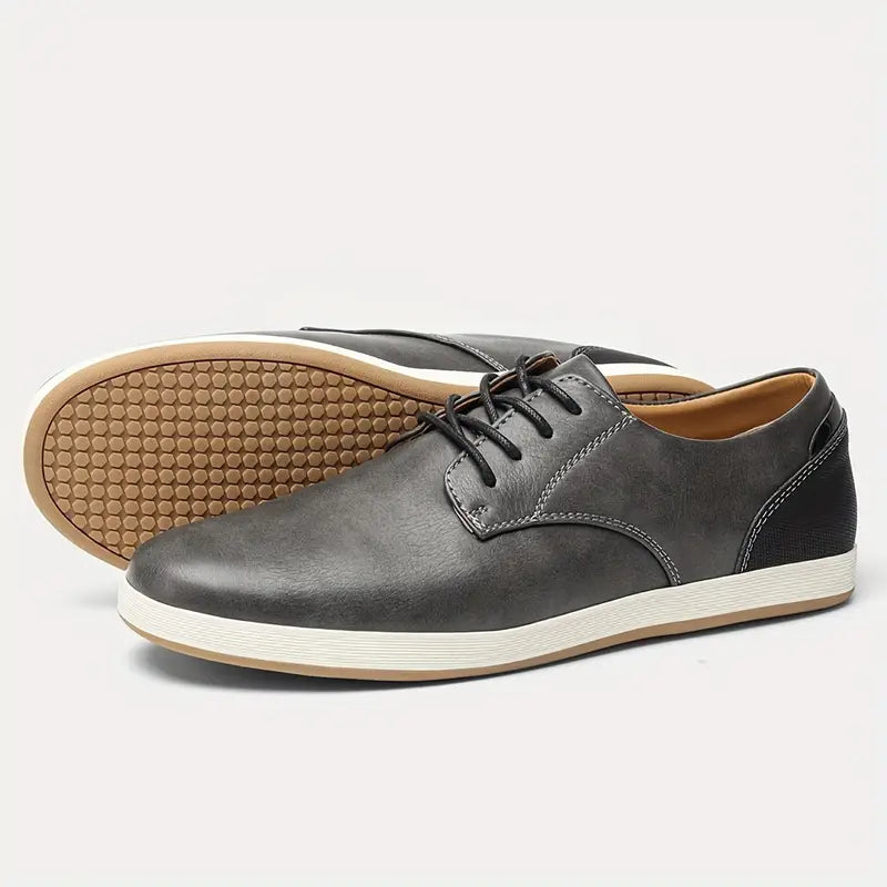 Premium Leather Low Top Shoes