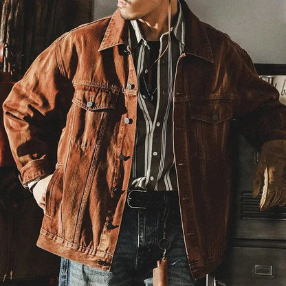 Men's Classic Denim Jacket Modern Comfort