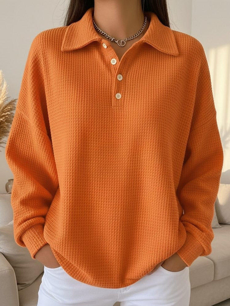 Soft Knit Polo Sweater