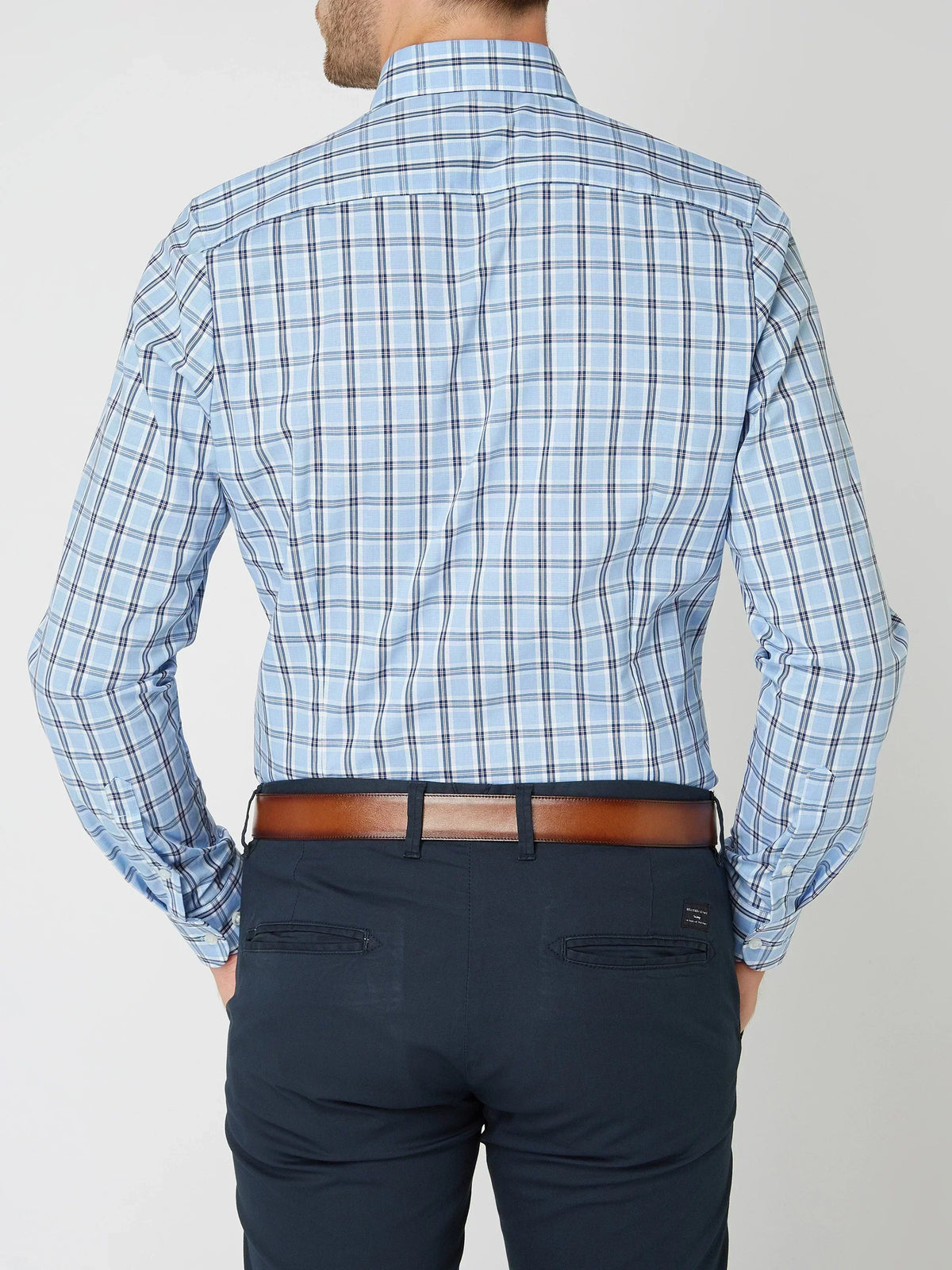 Classic Plaid Mens Button Down Shirt