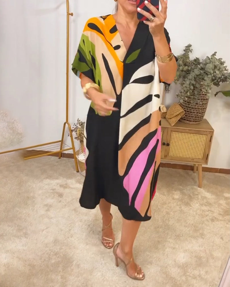 Green Floral Summer Dress