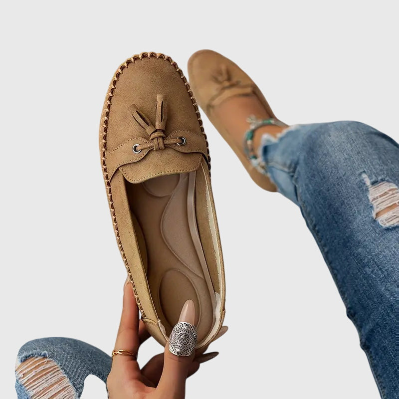 Cozy Slip On Leather Loafers