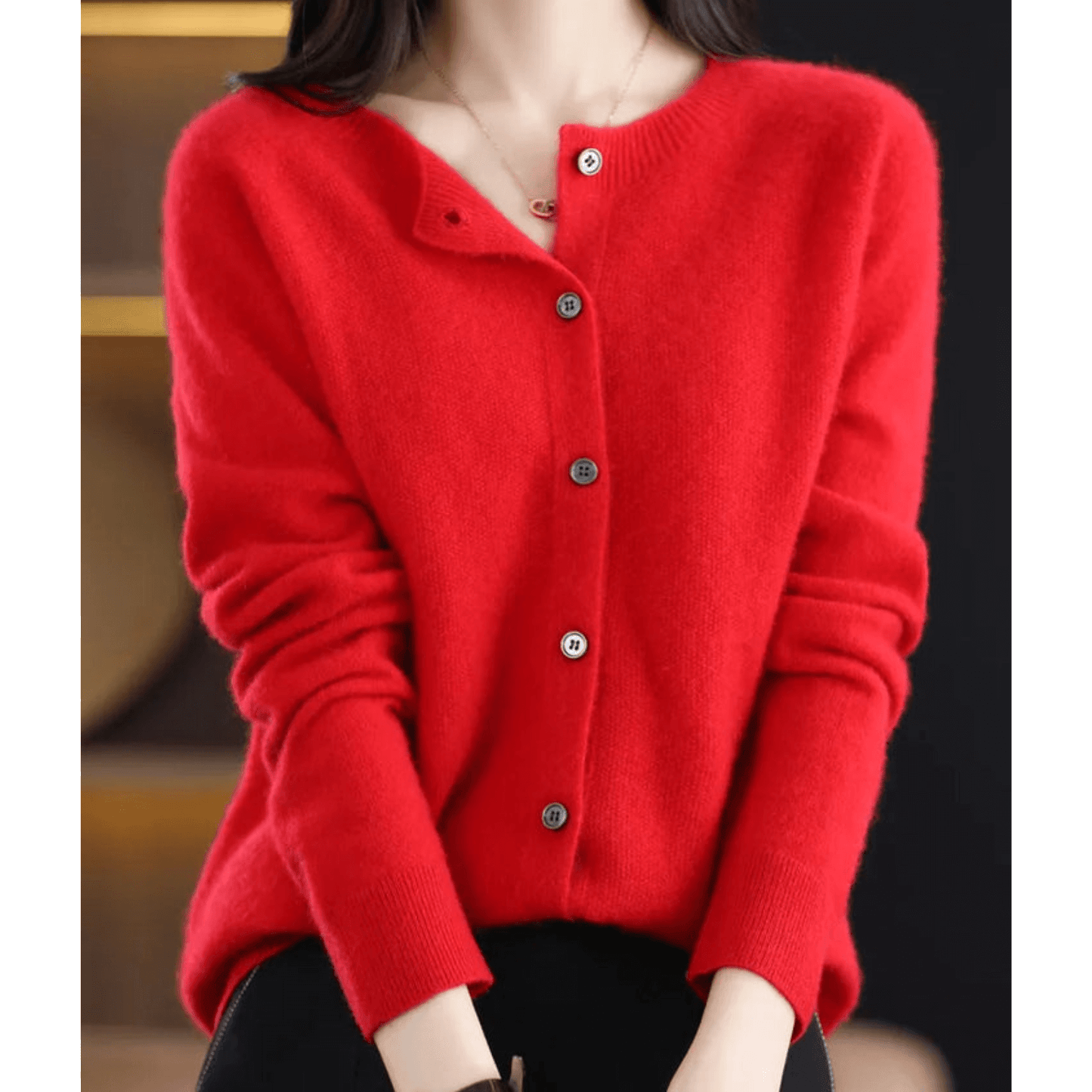 Women's V-Neck Cardigan Blend