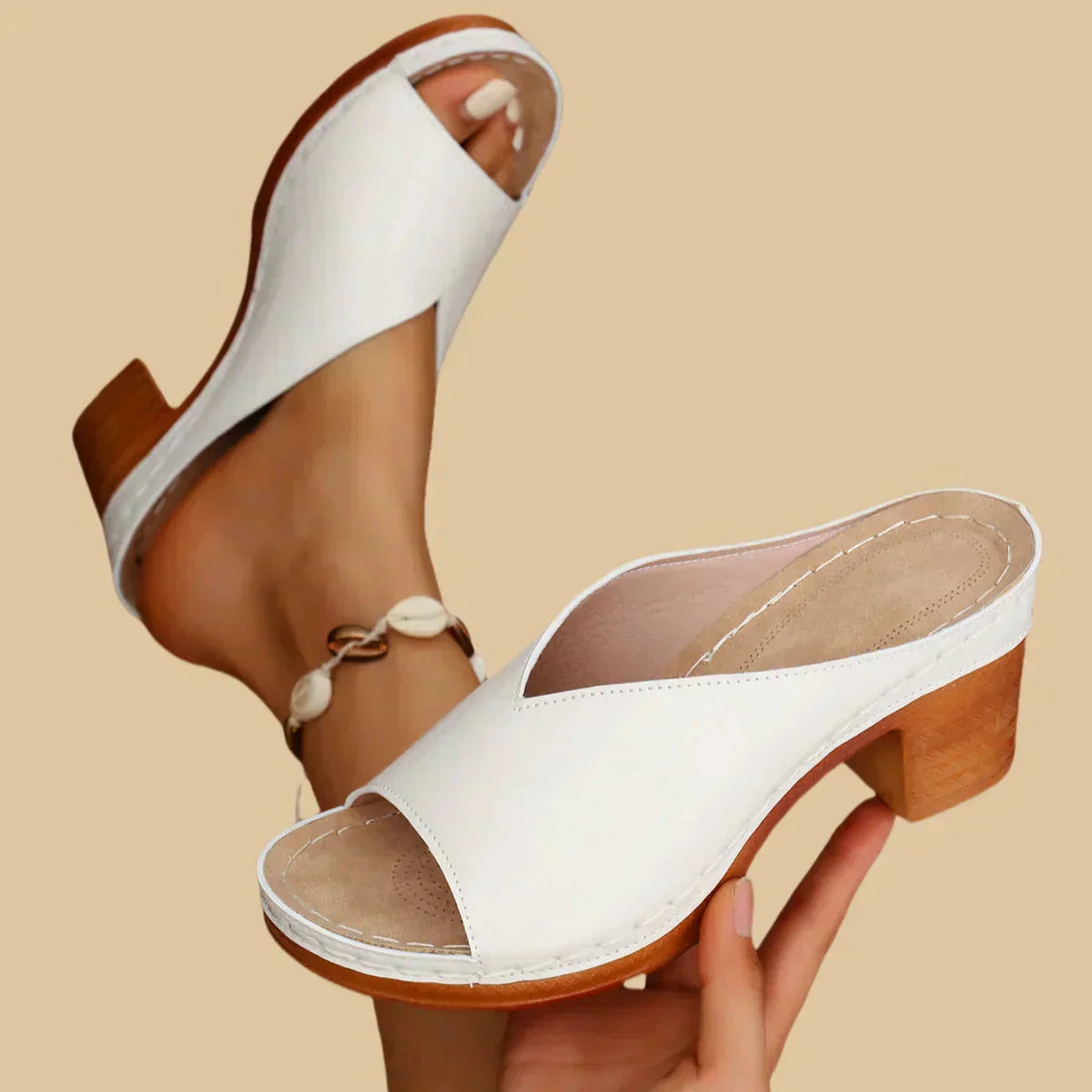 Women's Orthopedic Sandals Thick Heel