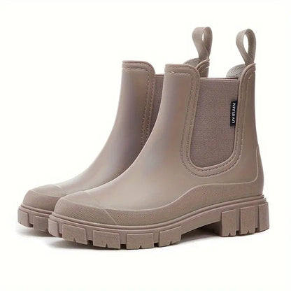 Thick Heel Chelsea Ankle Boots