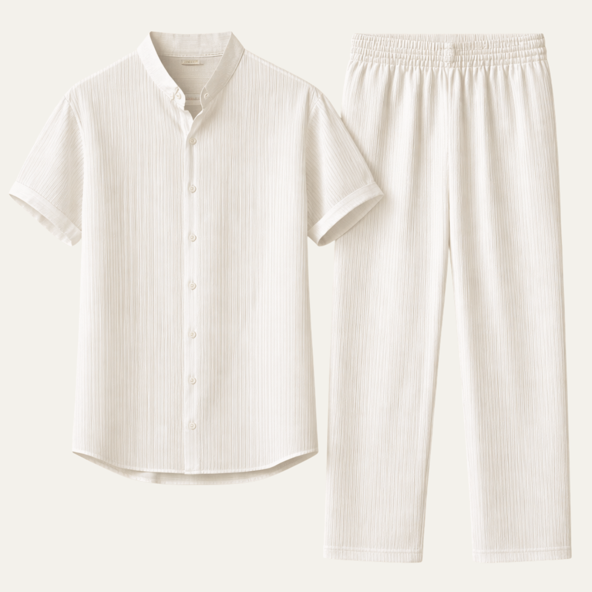 Men's Short Sleeve Shirt And Pants Set Casual Summer - VibreMode