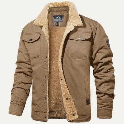 Men's Insulated Fleece Lined Winter Coat
