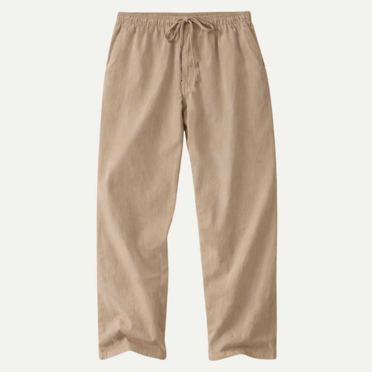 Men's Linen Wide Leg Casual Pants - VibreMode