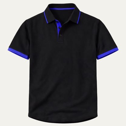 Men's Slim Fit Polo Shirt Cotton Summer - VibreMode