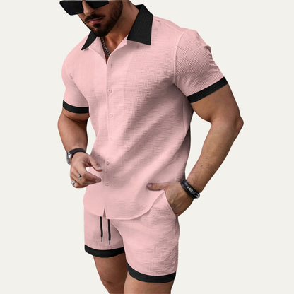 Men's Lightweight Shirt And Shorts Set