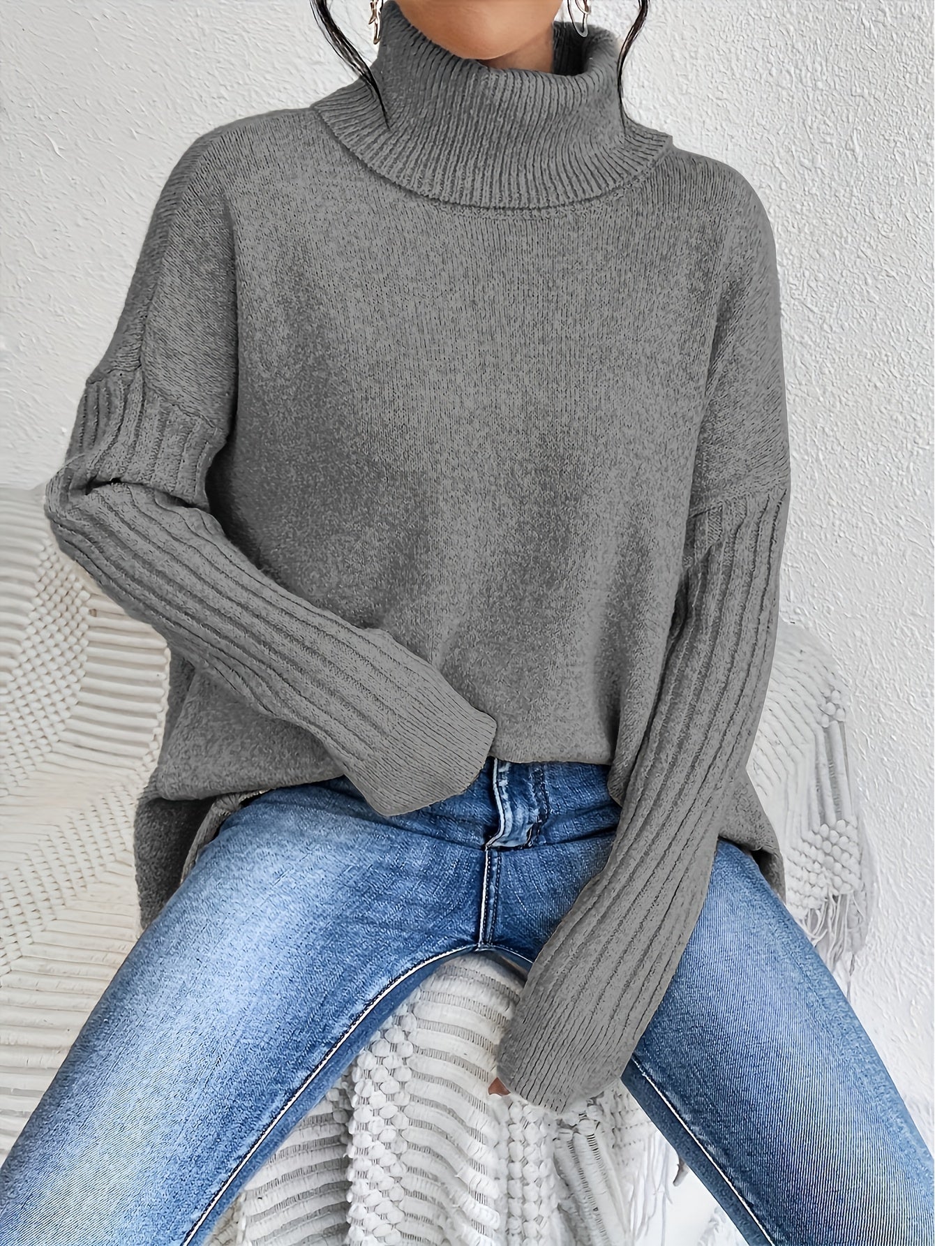 Soft Knitted Pullover Sweater