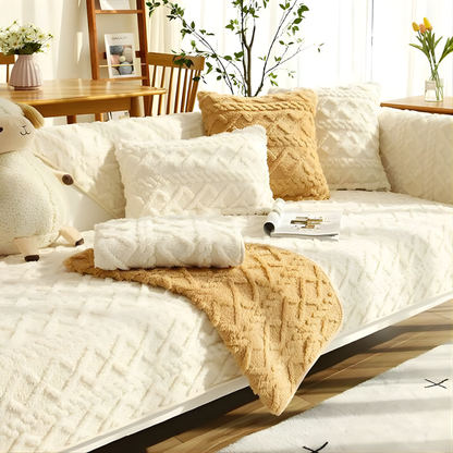 Quilted Sectional Sofa Slipcover