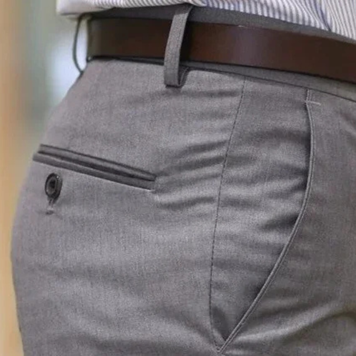 Men's Slim Fit Wrinkle Resistant Dress Pants