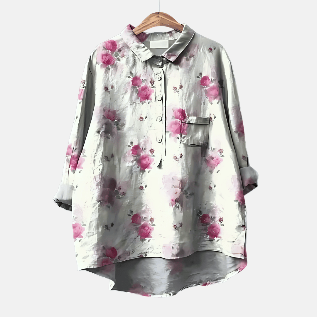 Women's Loose Fit Long Blouse - VibreMode