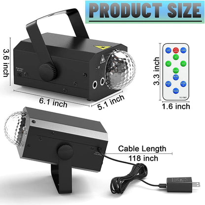 Laser Disco Stage Light 2-In-1