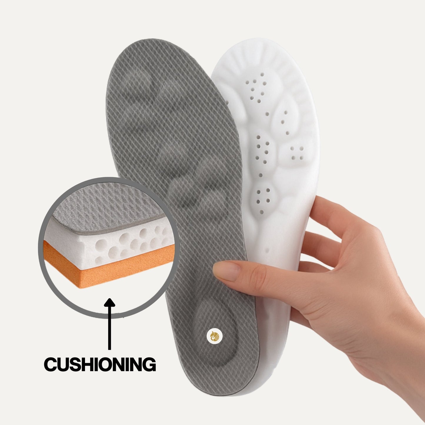 Comfortable Arch Support Shoe Insoles for Running - VibreMode
