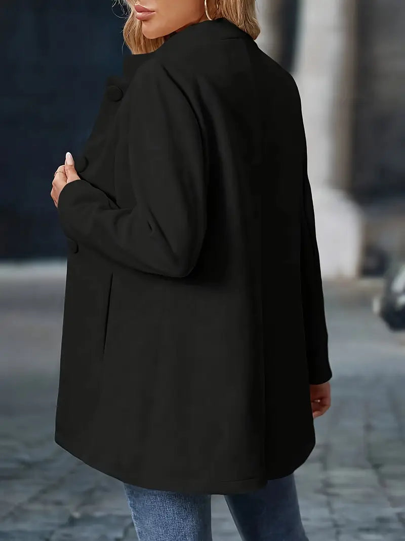 Morgan | Ladies Warm Button Front Coat