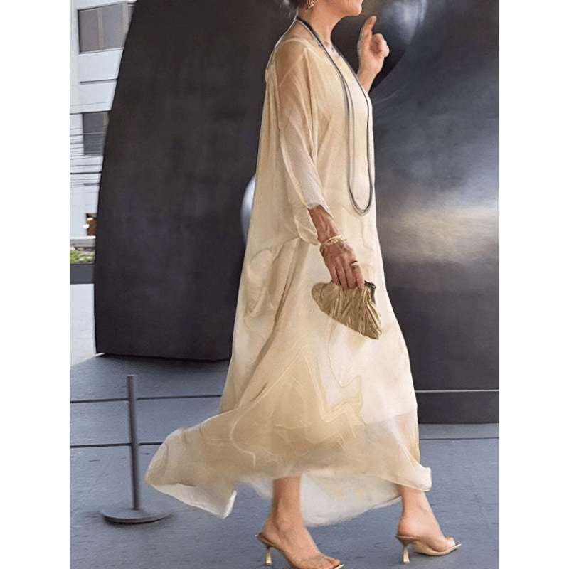 Elegant Floral Maxi Dress